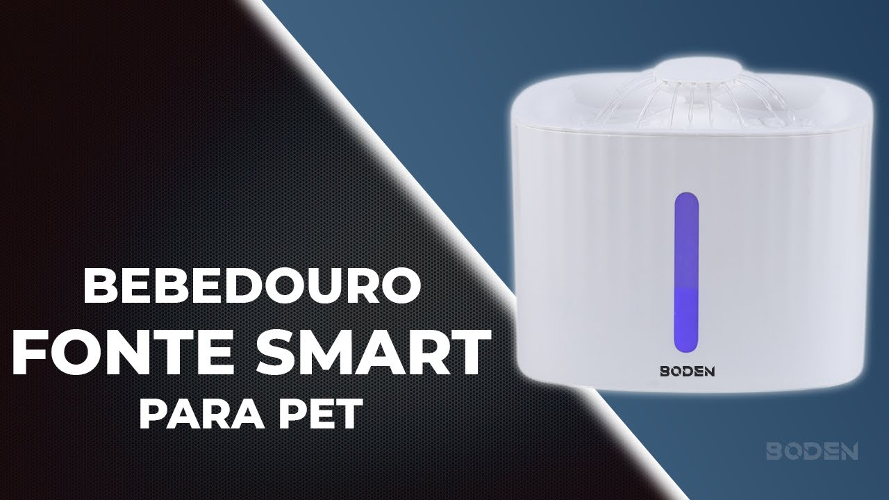 Bebedouro Fonte De Água Elevado Automático Com Filtro Gato - Boden