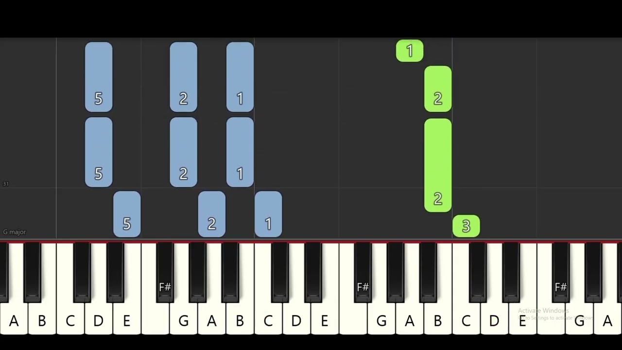 John Legend - All of me (Piano Tutorial)