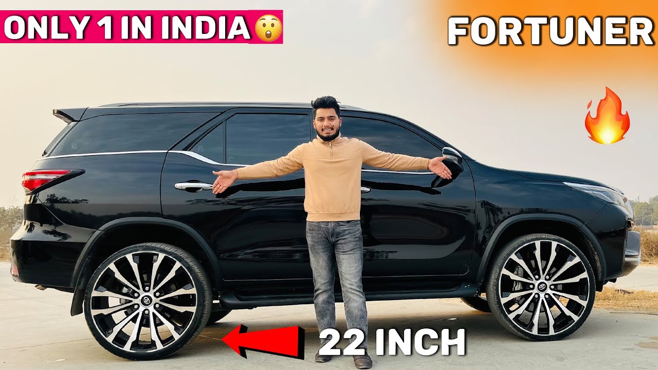 😱😈 ये देख लो VIP Z Black Fortuner काला घोडा ♞🔥🚀3.80 लाख की Modification Toyota Fortuner