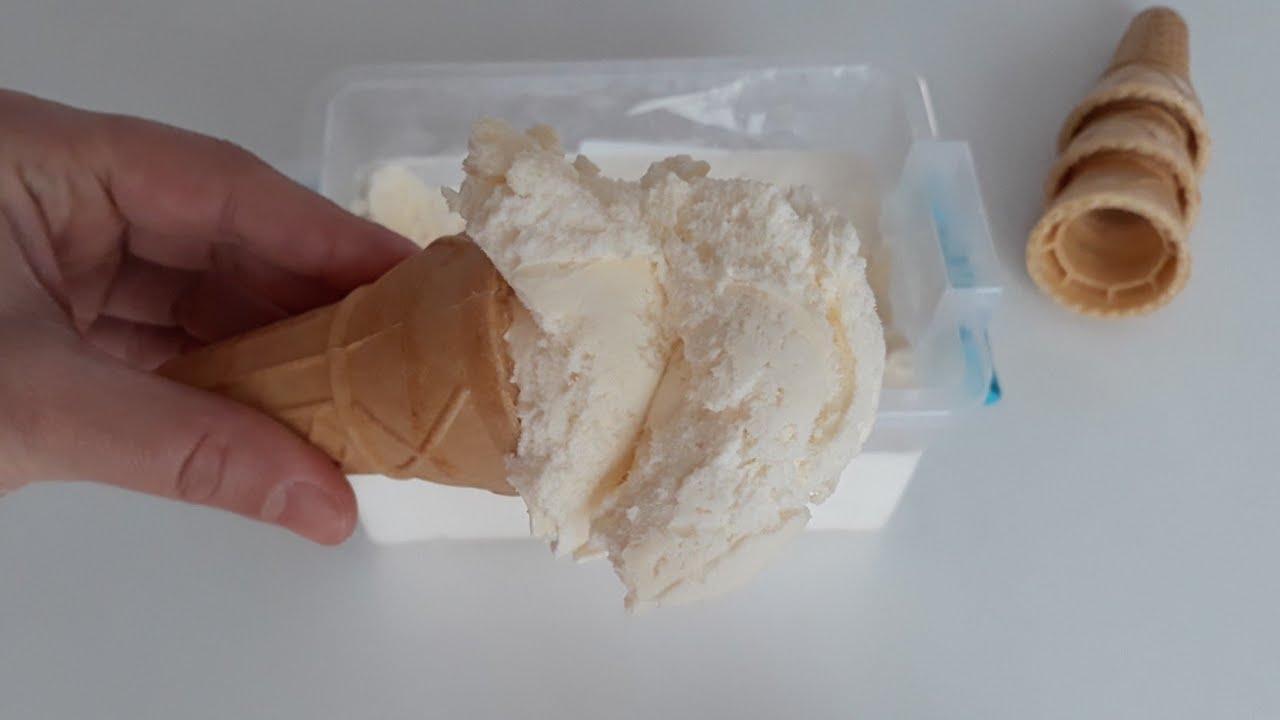 SALEP YOK❌KARIŞTIRMAK YOK❌ HAZIRLAMASI 5 DAKİKA 😃  KAYMAK TADINDA VANİLYALI DONDURMA