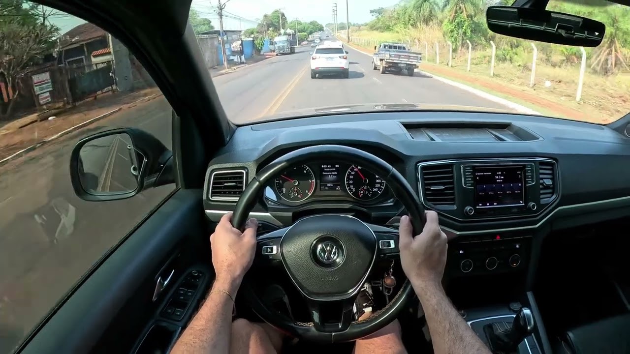 ACELERANDO FORTE UMA AMAROK V6 COM 300CV - UM CANHÃO