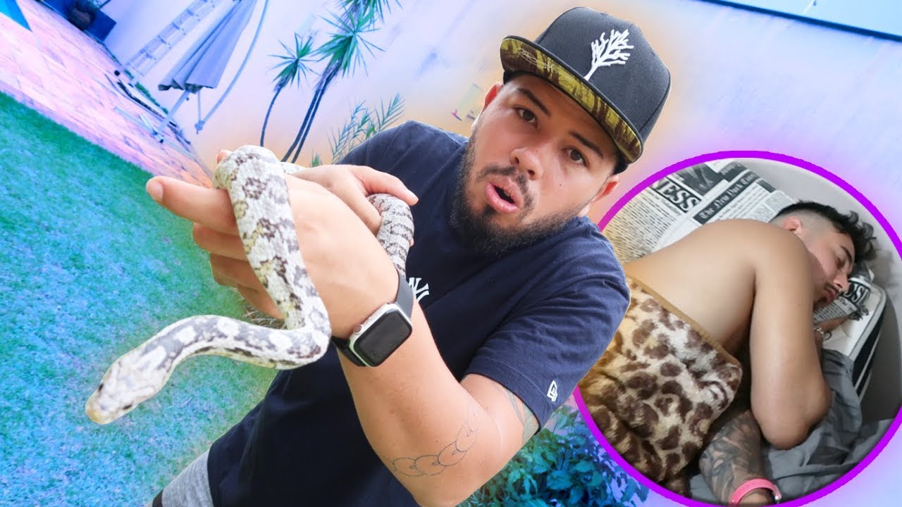 ASSUSTEI MEUS AMIGOS COM UMA COBRA