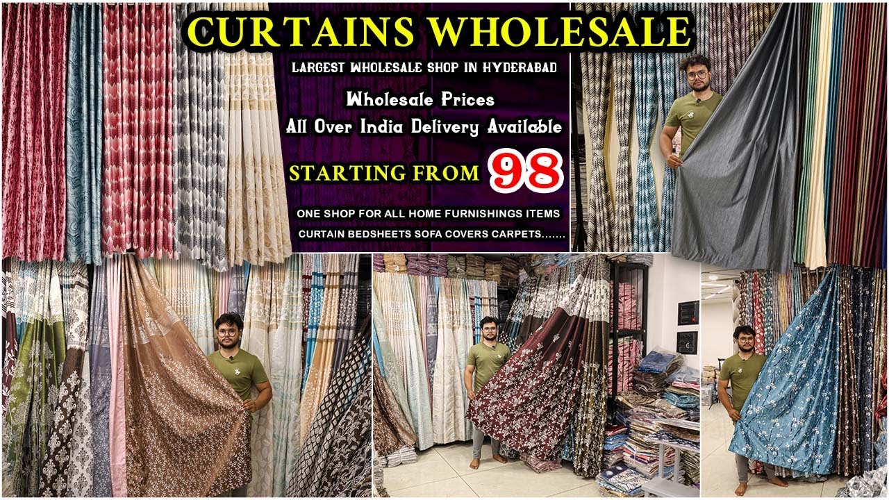 Door Curtains Bedsheet  Sofa Covers  Wholesale  in Hyderabad | Home Decor Shop  Charminar Shopping