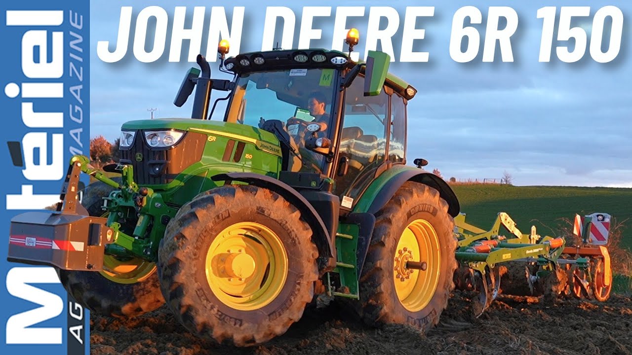 Essai tracteur John Deere 6R 150 - Le bon à tout faire