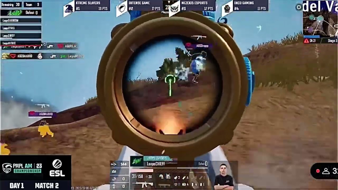 Loops Esports 🇧🇷 vs All Glory Gaming 🇲🇽 | PMPL Americas Fall 2023 | Day 1 Match 2