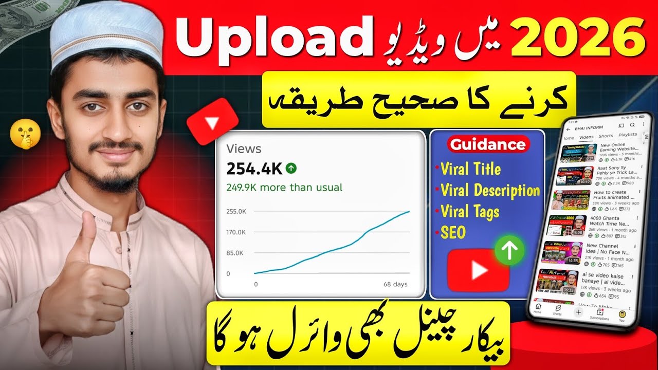 Youtube py video kaise upload Karyn | YouTube Video Upload Karne Ka Sahi Tarika