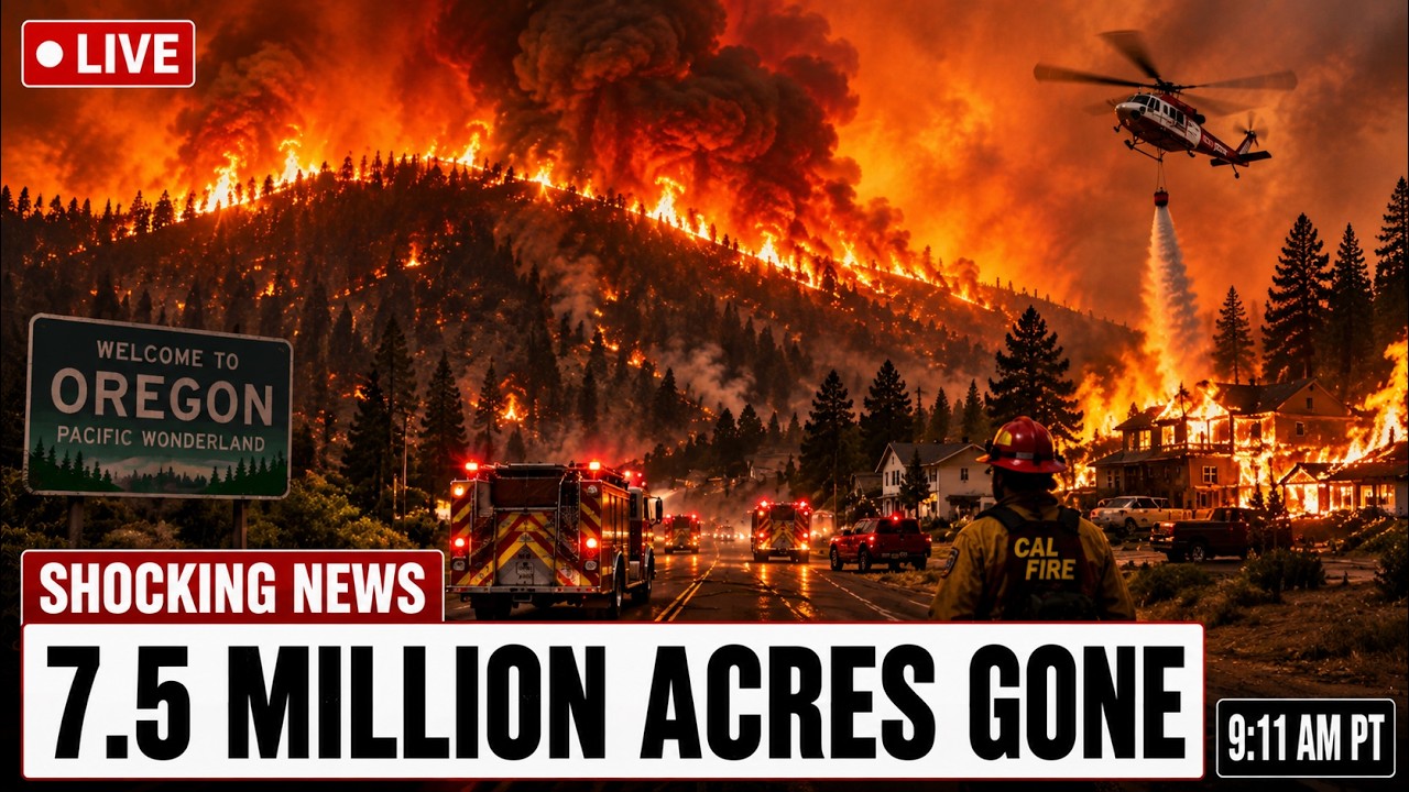 U.S. Wildfire Crisis Escalates &mdash; 7.5 Million Acres Burned as Extreme Heat Returns