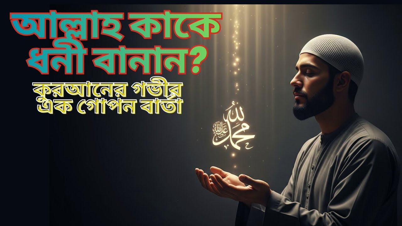 আল্লাহ কাকে ধনী বানান? কুরআনের গভীর এক গোপন বার্তা! #lighttoparadise #islamicvideo #dua