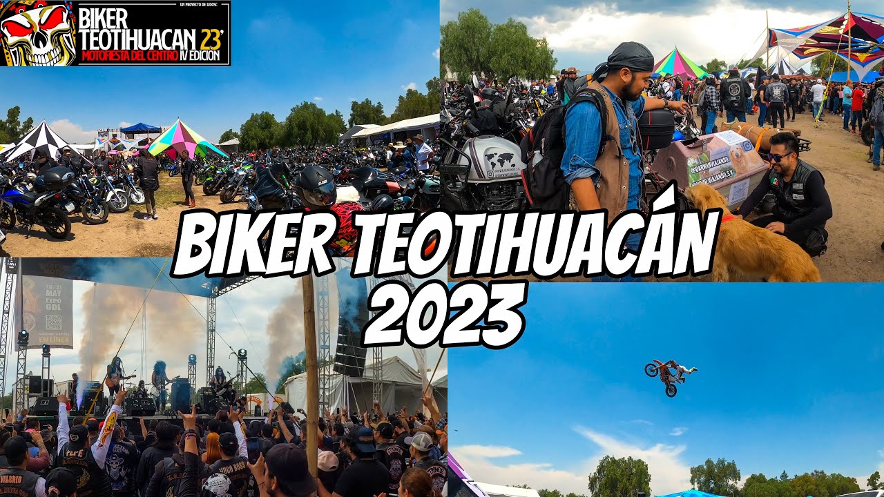 BIKER TEOTIHUACÁN 2023 (MOTO FIESTA DEL CENTRO) // RODANDO A TEOTIHUACÁN // CONVIVENCIA BIKER