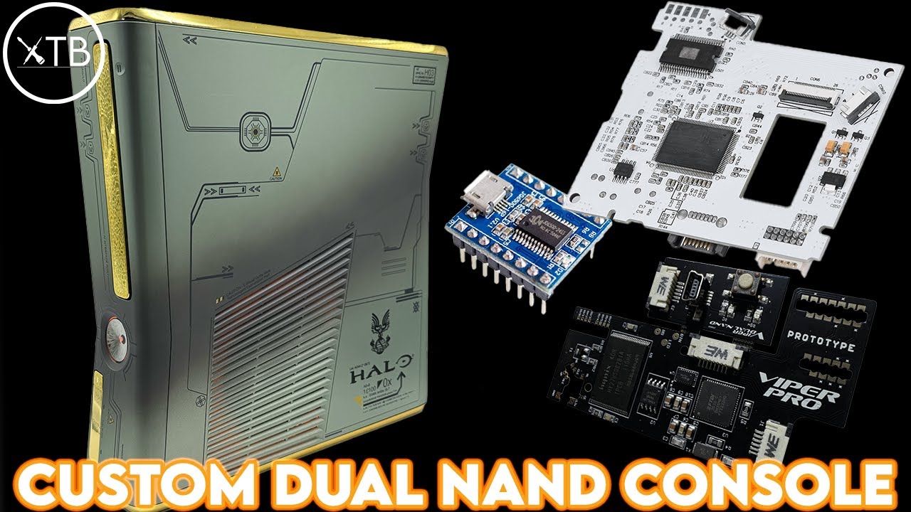 Custom Halo 3 Xbox 360 Slim - Dual NAND, LEDs, and More!