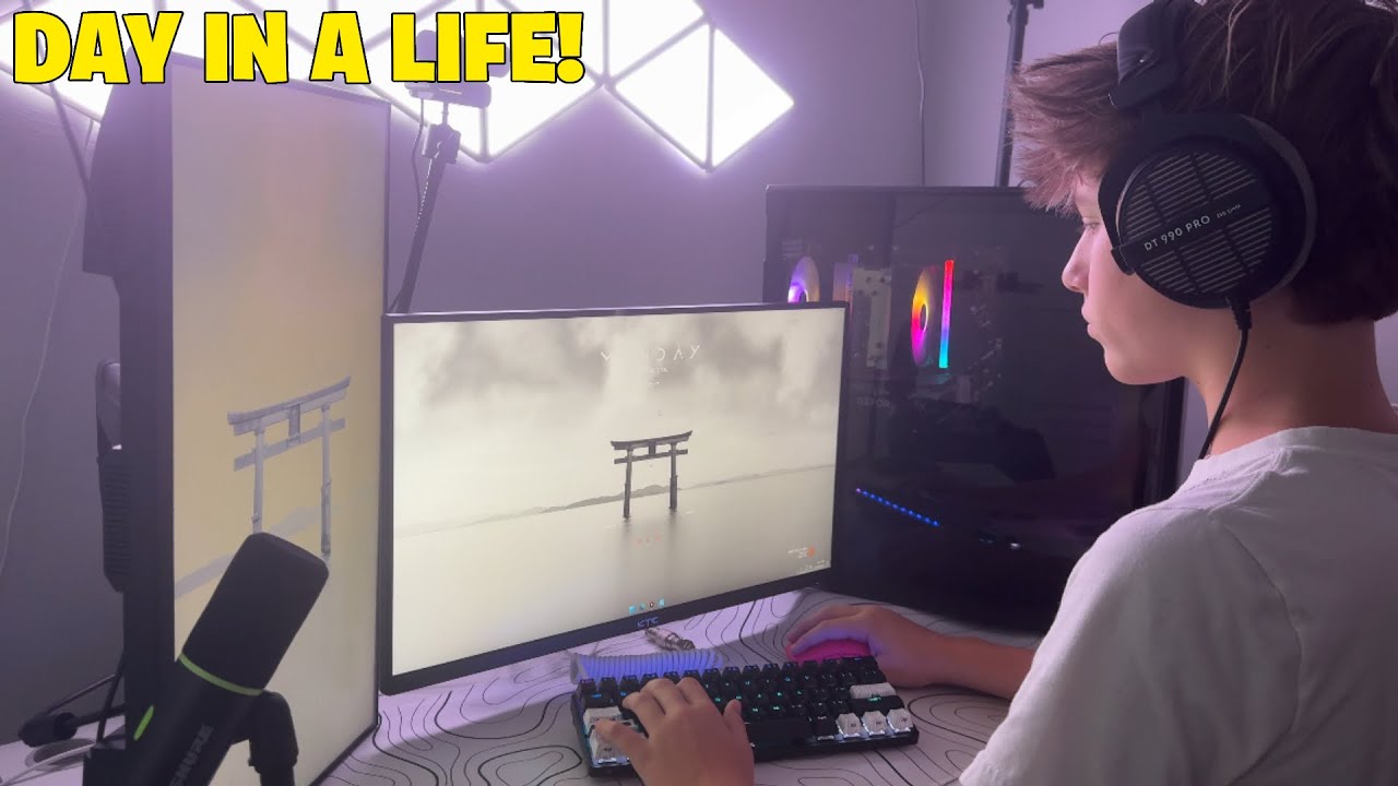 The Day in a Life of a 13 Year Old Content Creator