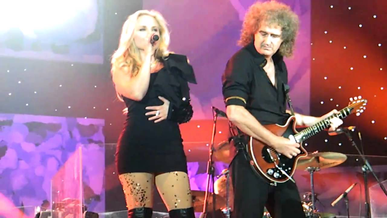 Kerry Ellis & Brian May Rock You and Champions Last Night of the Proms.MP4