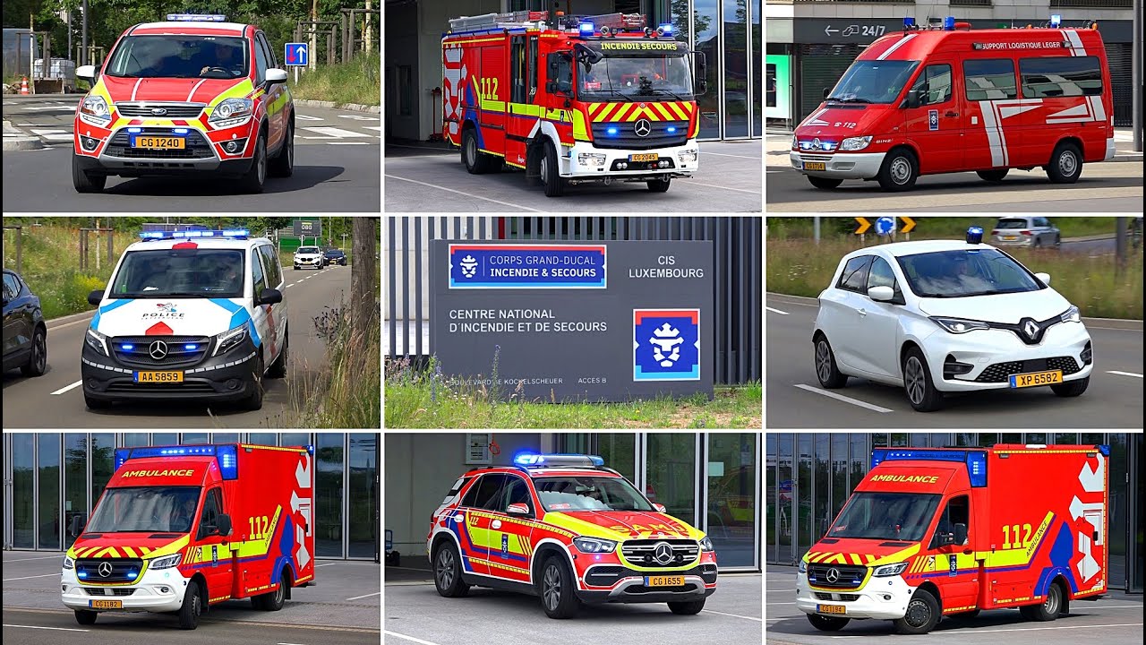 [Überörtliche Einsatzkräfte 🧪🚒] ● GEFAHRGUTEINSATZ ● Einsatzfahrten der HiOrg im Herzogtum Luxemburg