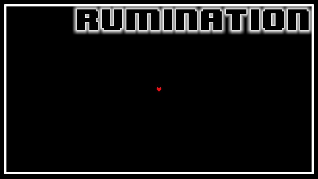 Rumination Analysis on Undertale