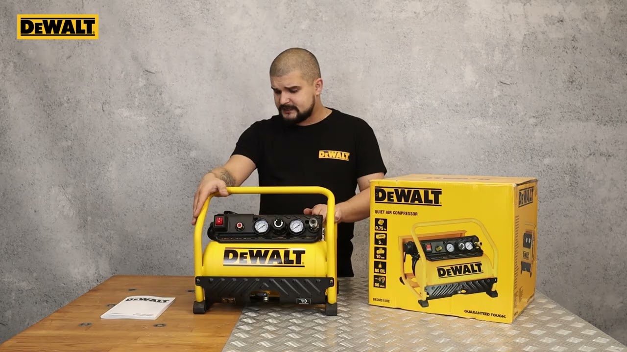 Повітряний компресор безмасляний DeWALT DXCMS15RE