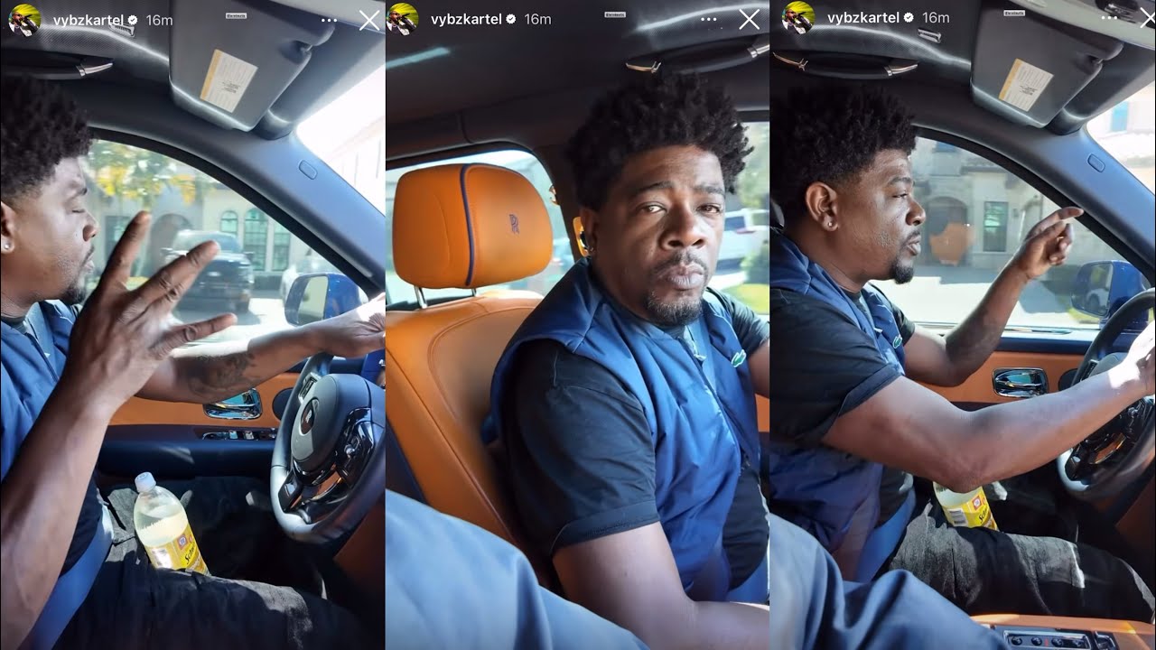 VYBZ KARTEL демонстрирует свой Rolls-Royce от BREDDA LENNI MATIC, боже мой, какой вид! 👀 😳🙄☝🏿💯