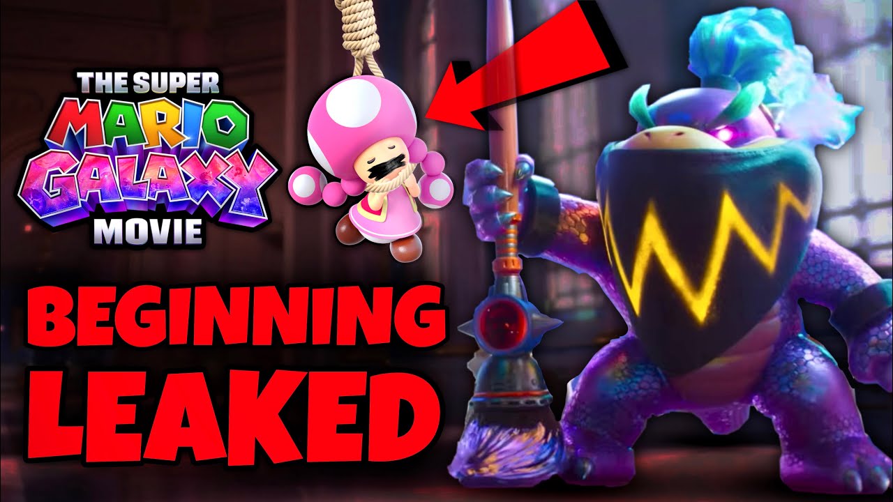 Super Mario Galaxy Movie’s BEGINNING LEAKED