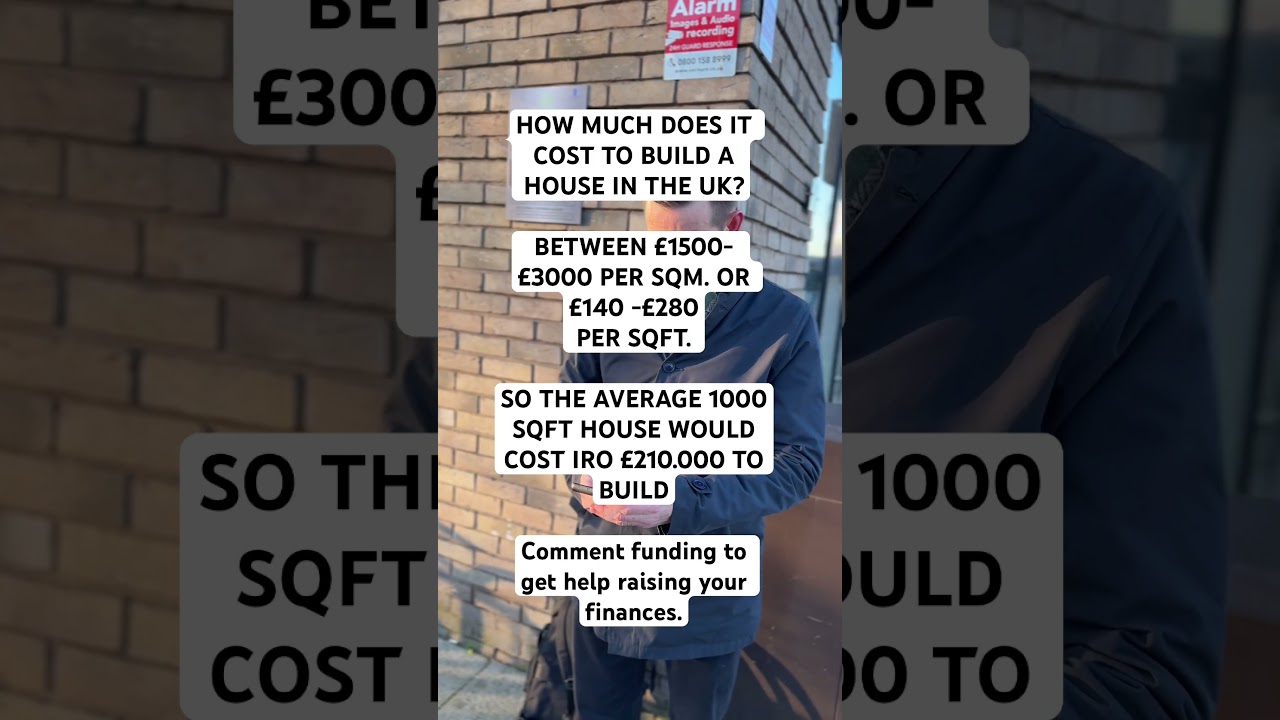 How much does it cost to build a house in the UK. #property #propertydeveloper #propertyinvestment