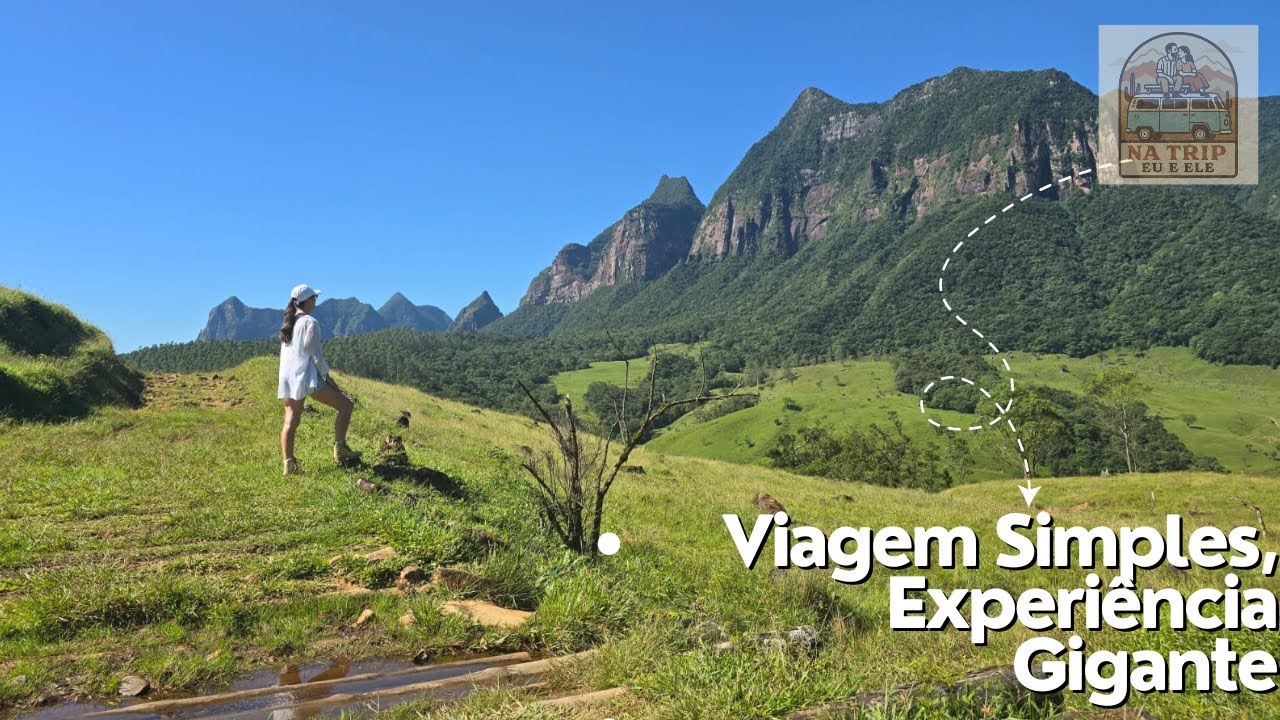 Fui de Kombi até o Camping das Pirâmides em SC | Uma viagem leve e cheia de natureza