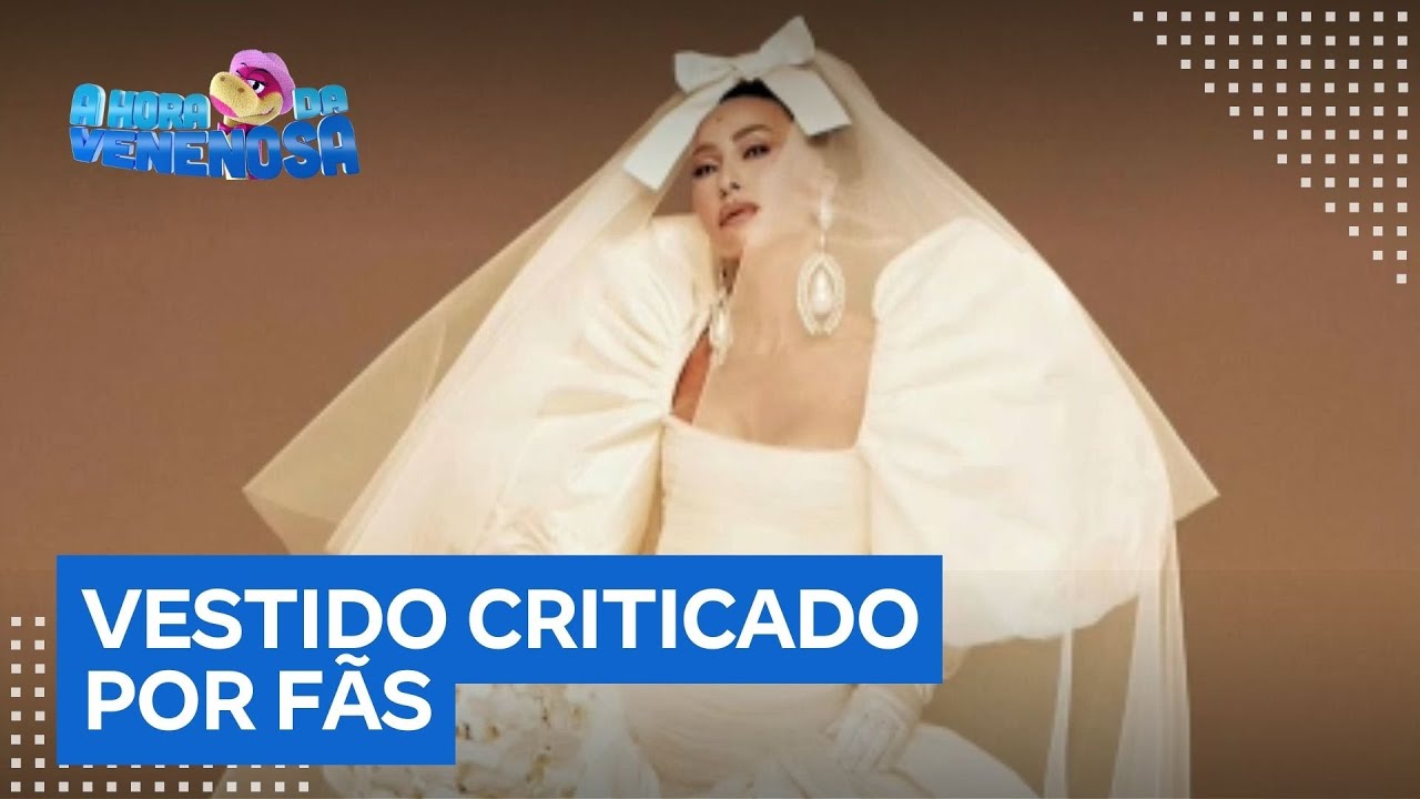 Vestido de noiva de Sabrina Sato vira piada na internet: 'Fantasiada de suspiro'