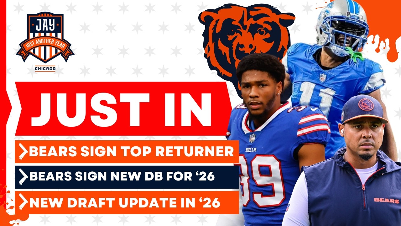 JUST IN: Bears sign TWO Veterans in Kalif Raymond & Cam Lewis + Lose Key Veteran & New Draft News
