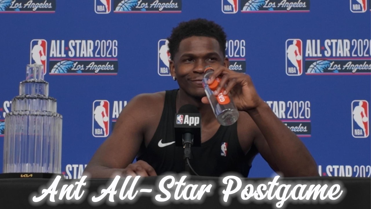 Энтони Эдвардс рассказывает о том, как получил награду MVP Матча всех звёзд, о победе над командо...