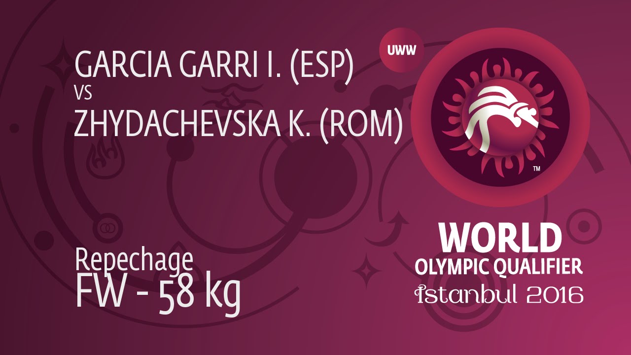 Repechage FW - 58 kg: K. ZHYDACHEVSKA (ROM) df. I. GARCIA GARRI (ESP), 6-4