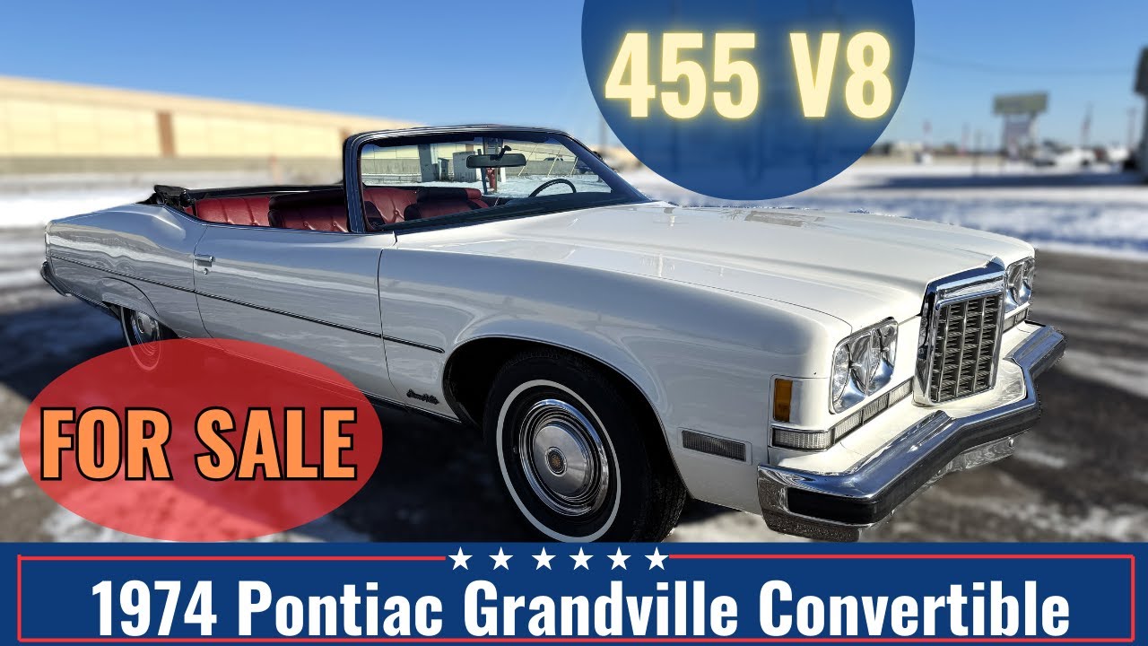 1974 Pontiac Grandville Convertible ** FOR SALE **   455 V8 ** #usa #classiccars #automobile