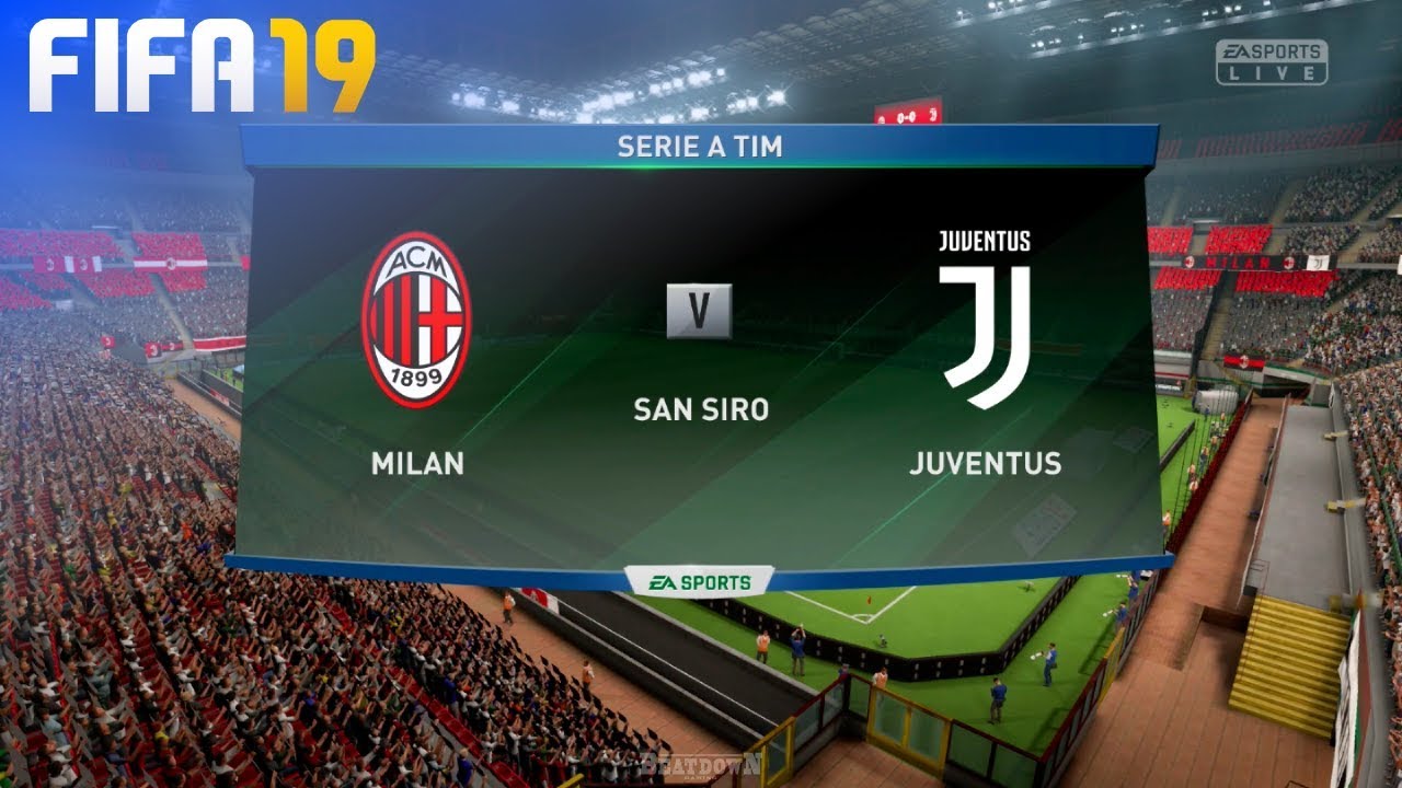 FIFA 19 - AC Milan vs. Juventus @ San Siro