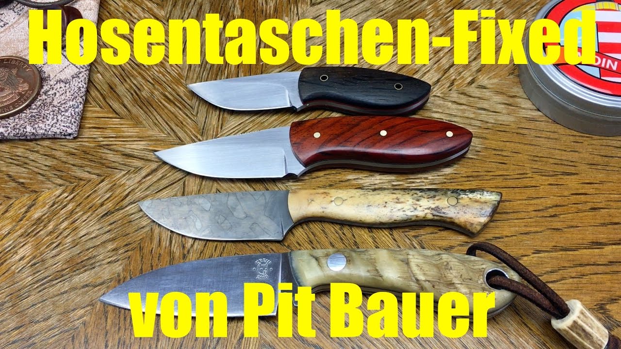 Hosentaschen-Fixed: Kleines Jagdmesser von Pit Bauer
