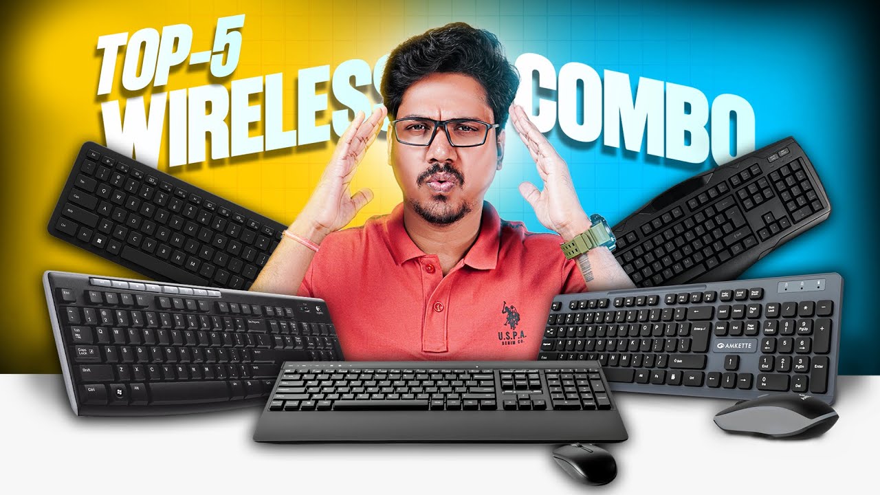 Best 5 Wireless Keyboard & Mouse Combos Under 1299/- | Ek dum budget wala