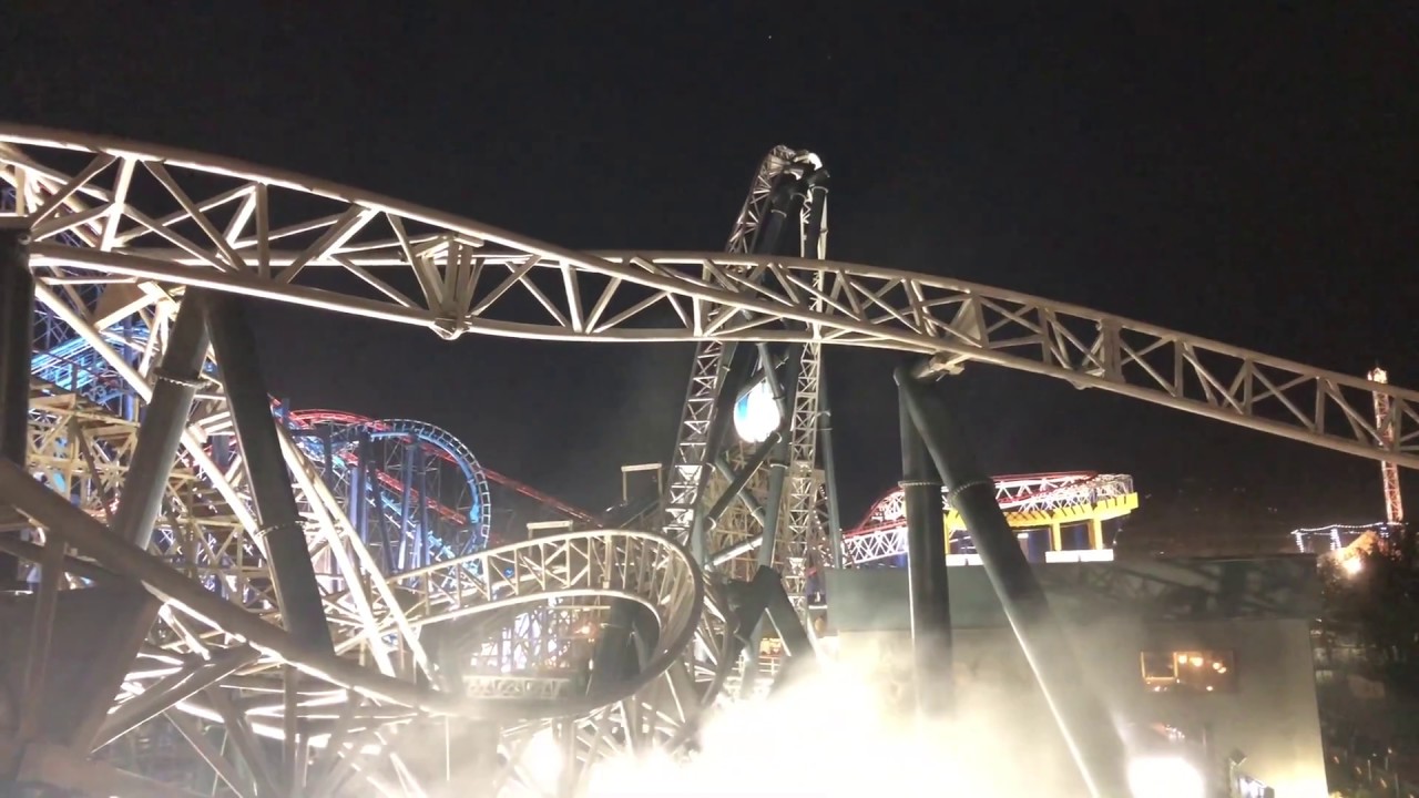 Blackpool Pleasure Beach - Icon At Night / Off Ride P.O.V