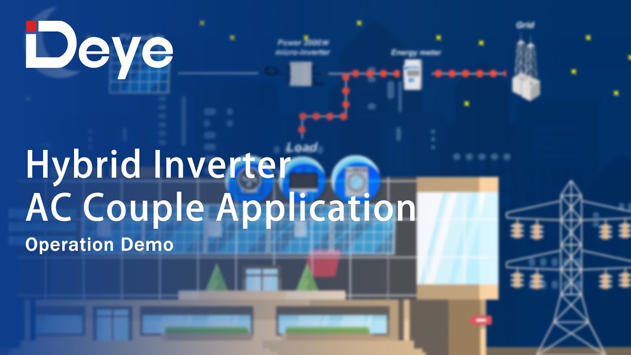 Deye Hybrid Inverter AC Couple Application