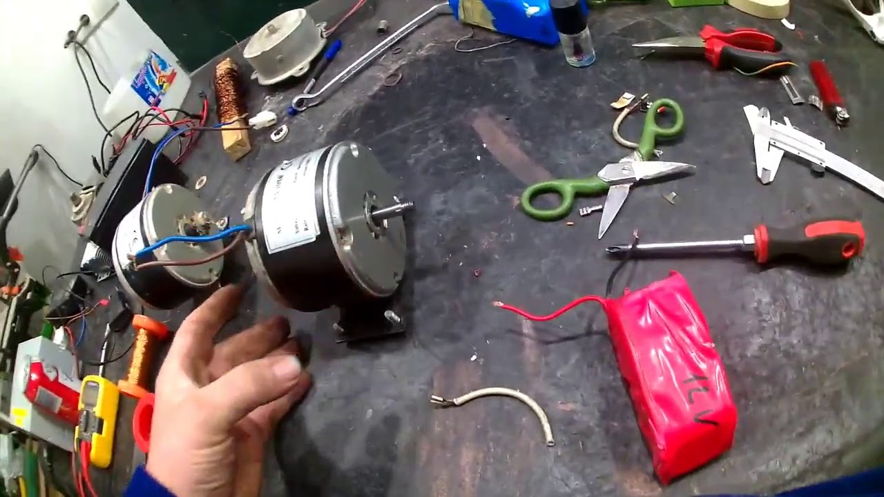 Reparación de motor de24v 180w patinete quemado