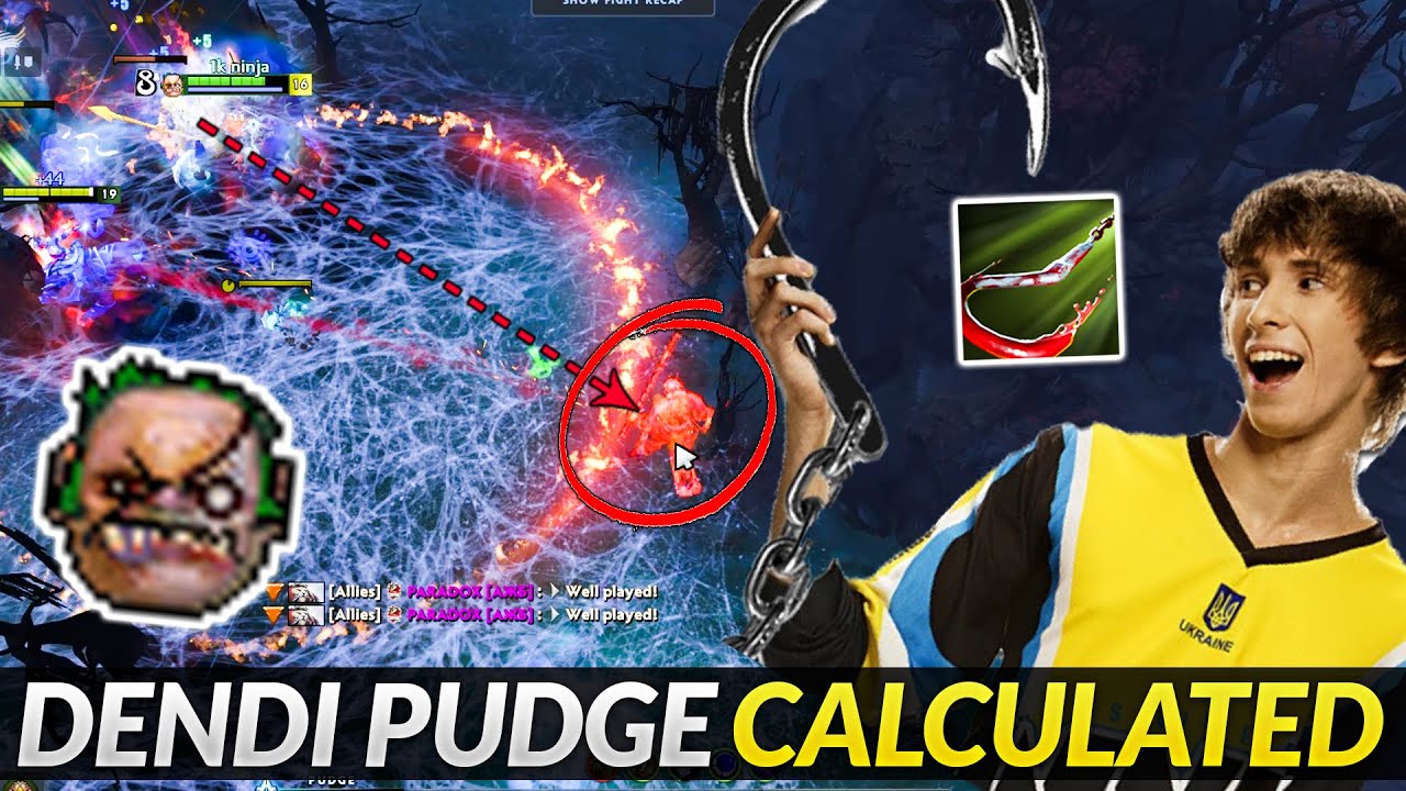 Dendi Pudge Mid - 100% Calculated Hook
