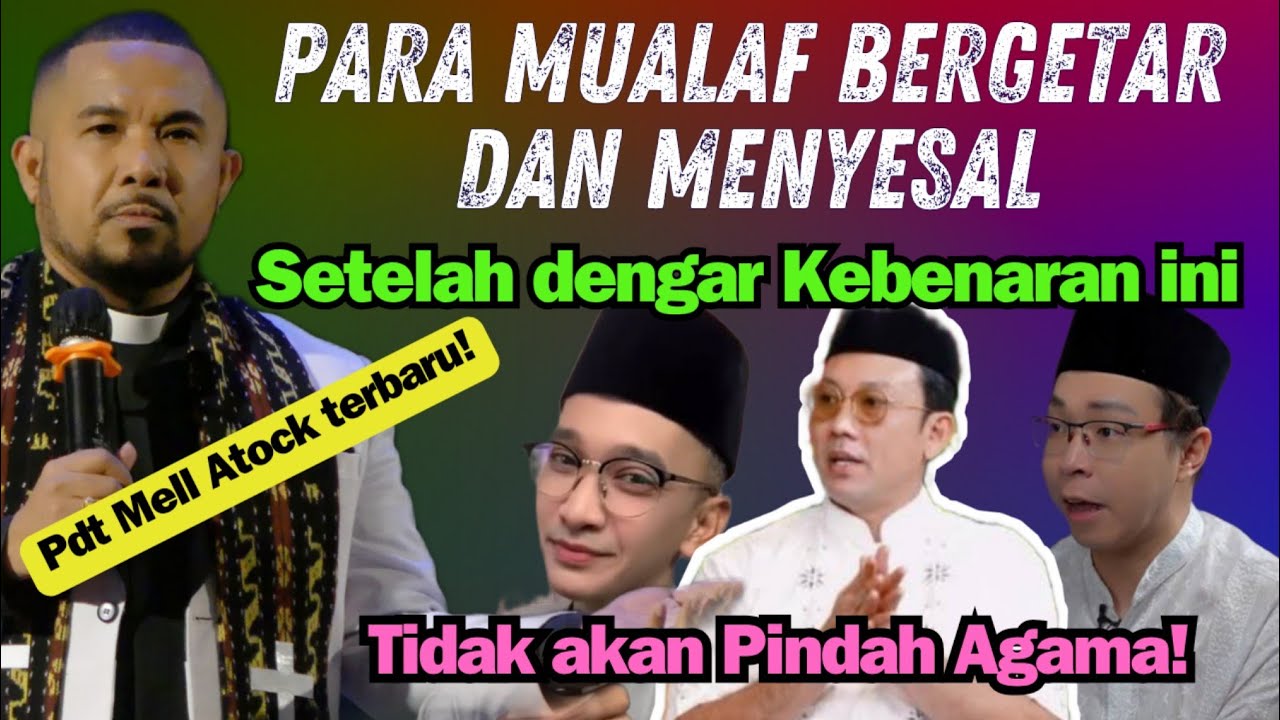 Orang KRISTEN yang PIND4H AG4MA, akan  bergetar & menyesal setelah mendengar KEBENARAN INI!
