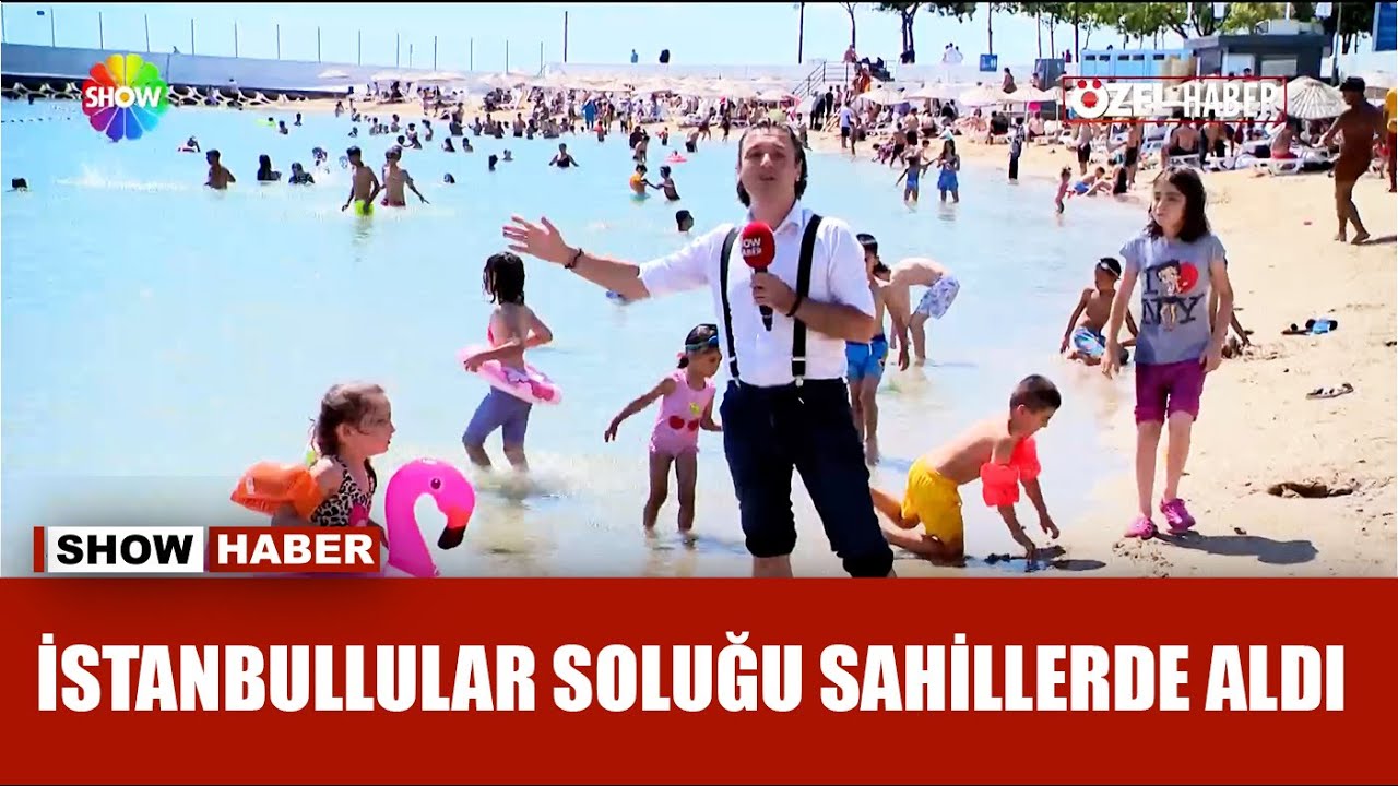 Caddebostan plajında deniz keyfi!