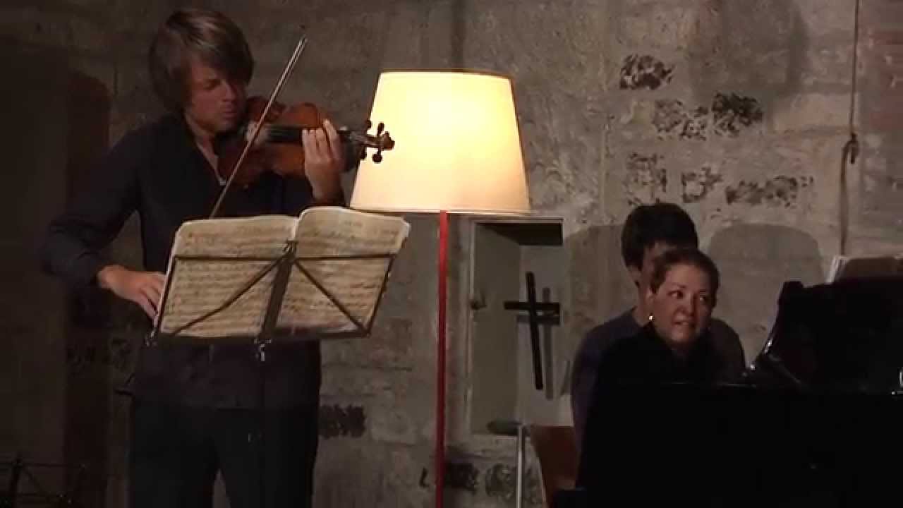 Strauss: Improvisation from Violin Sonata - Daniel Rowland & Irina Botan