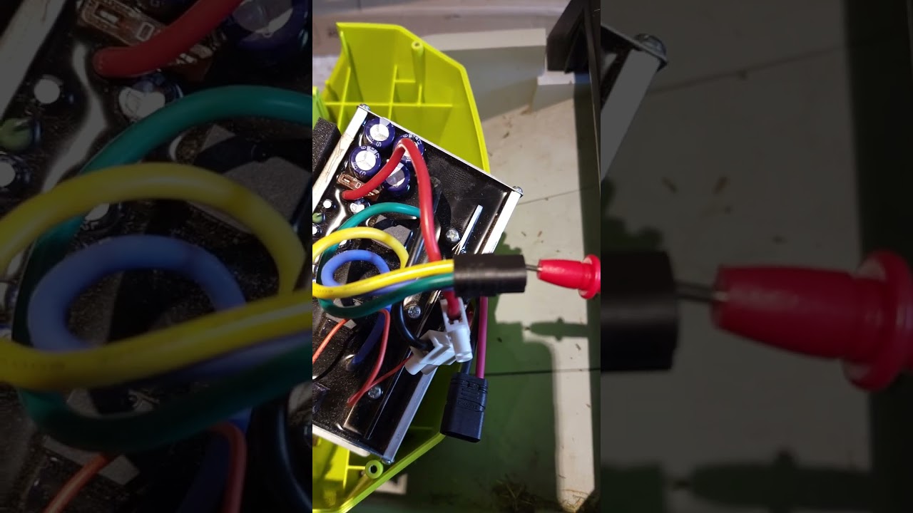 Ryobi controller failed. No  start. Testing 3 phase motor controller