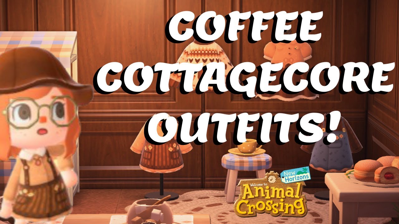 COSY COFFEE COTTAGECORE OUTFITS in ACNH!