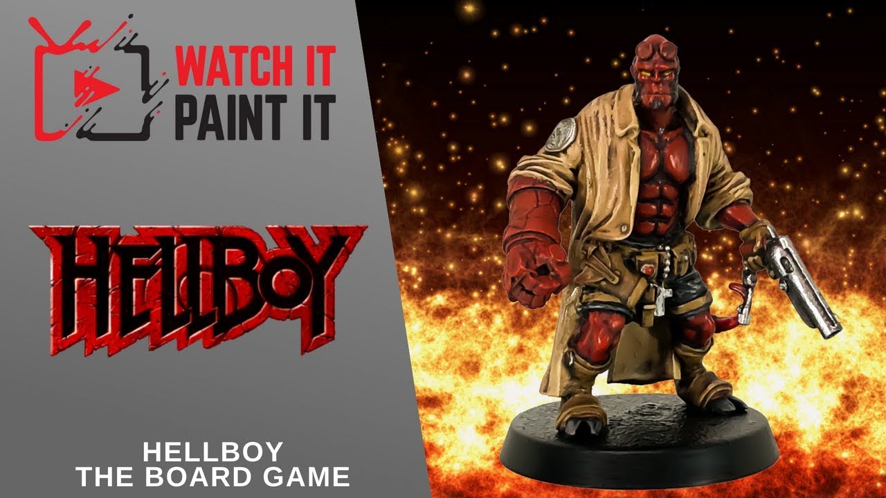 Hellboy the Board Game - Painting Hellboy