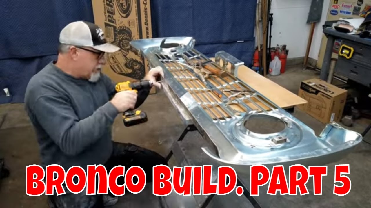 Bronco build part 5. Prepping various parts for primer and paint.