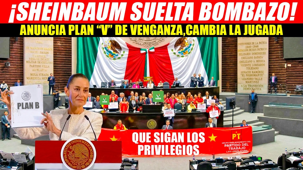 MIRA:SHEINBAUM CAMBIA LA JUGADA, POLITICOS EN SHOCK  NO ESPERABAN ESTO, SE LES VA LA MINA DE ORO