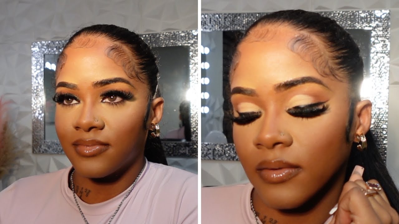 Cut Crease Glam| FULL GLAM TUTORIAL