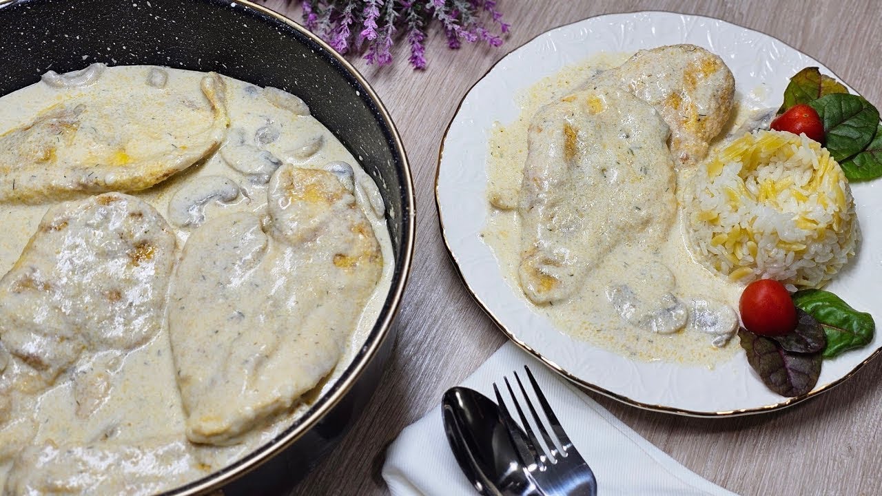 Meni Iftari për 20 minuta gati - Fileto Pule në Salcë kremoze