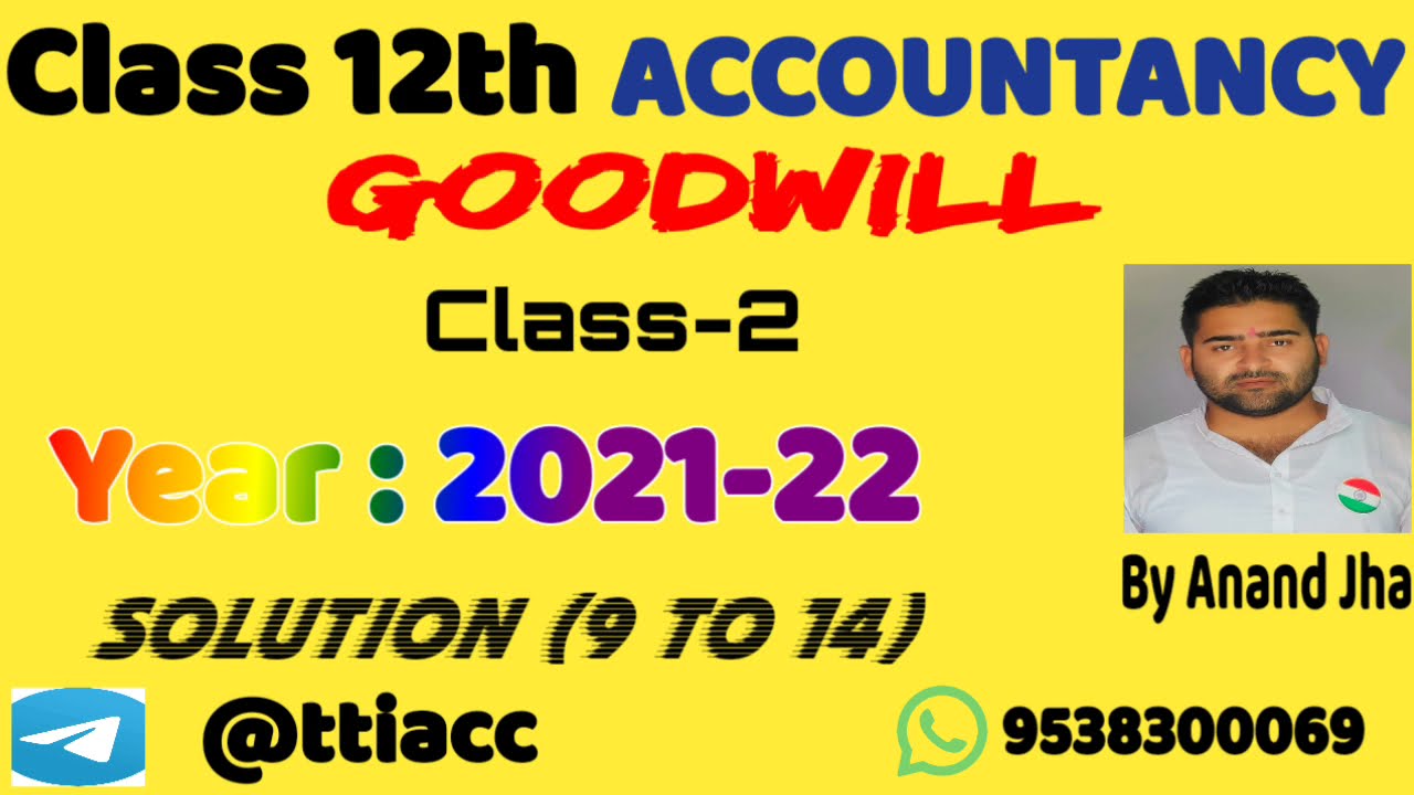 Super profit method SK SINGH  SOLUTION (GOODWILL)