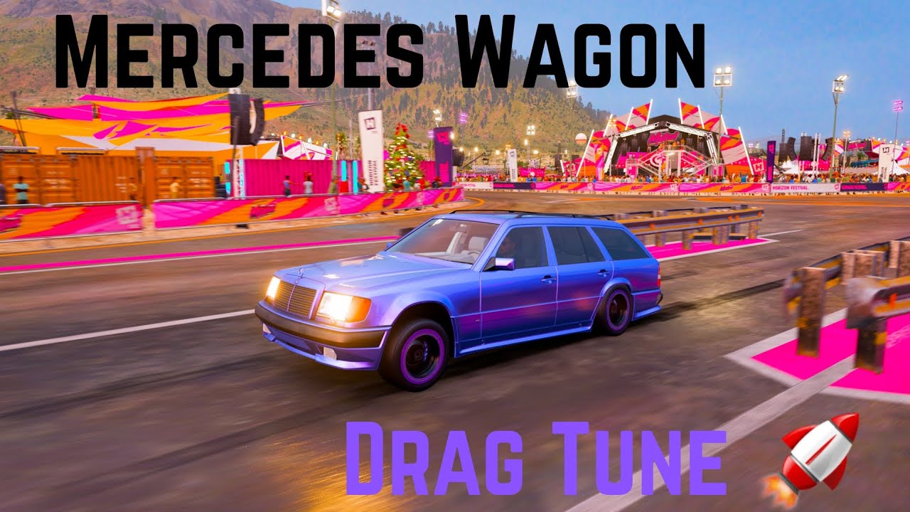Быстрый Mercedes AMG Wagon в Forza Horizon 5 (драг-тюнинг) (тест и настройка) Скрытый потенциал..??