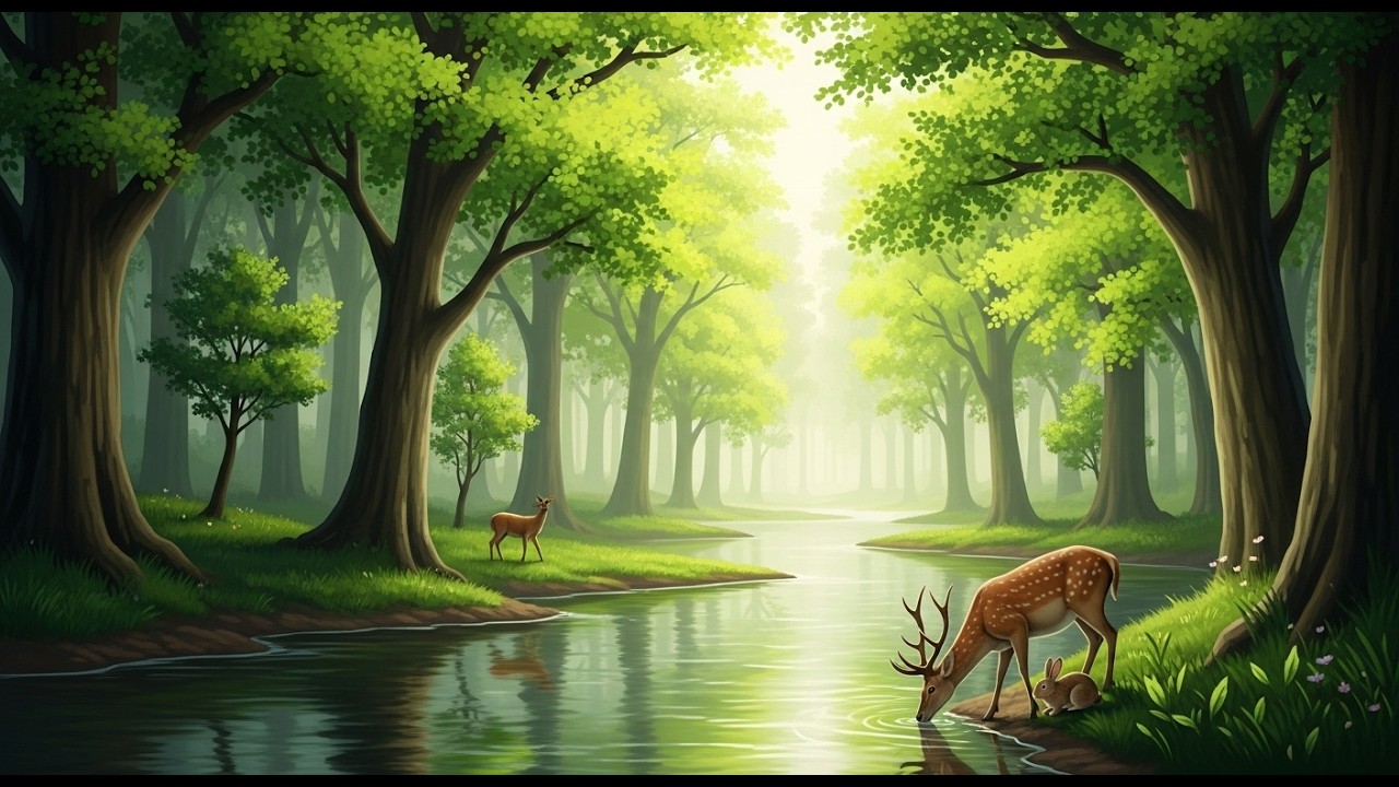 Restore Your Nervous System 🌿 Stress Relief, Stop Overthinking, Deep Sleep, Calm Night #NightRelax