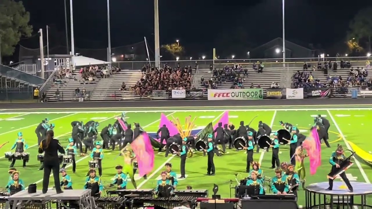 Sunlake High School Marching Band Performed Bloom @ the FFCC Outdoor @ Gaither HS, November 2024