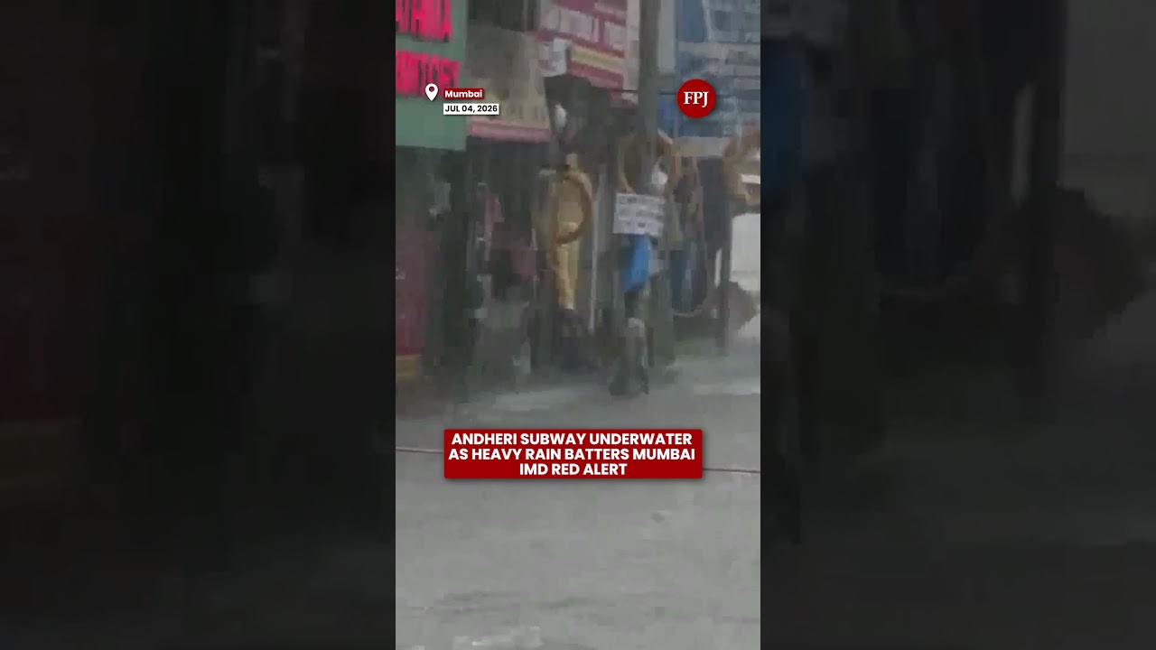 Andheri Subway Underwater as Heavy Rain Batters Mumbai | IMD Red Alert